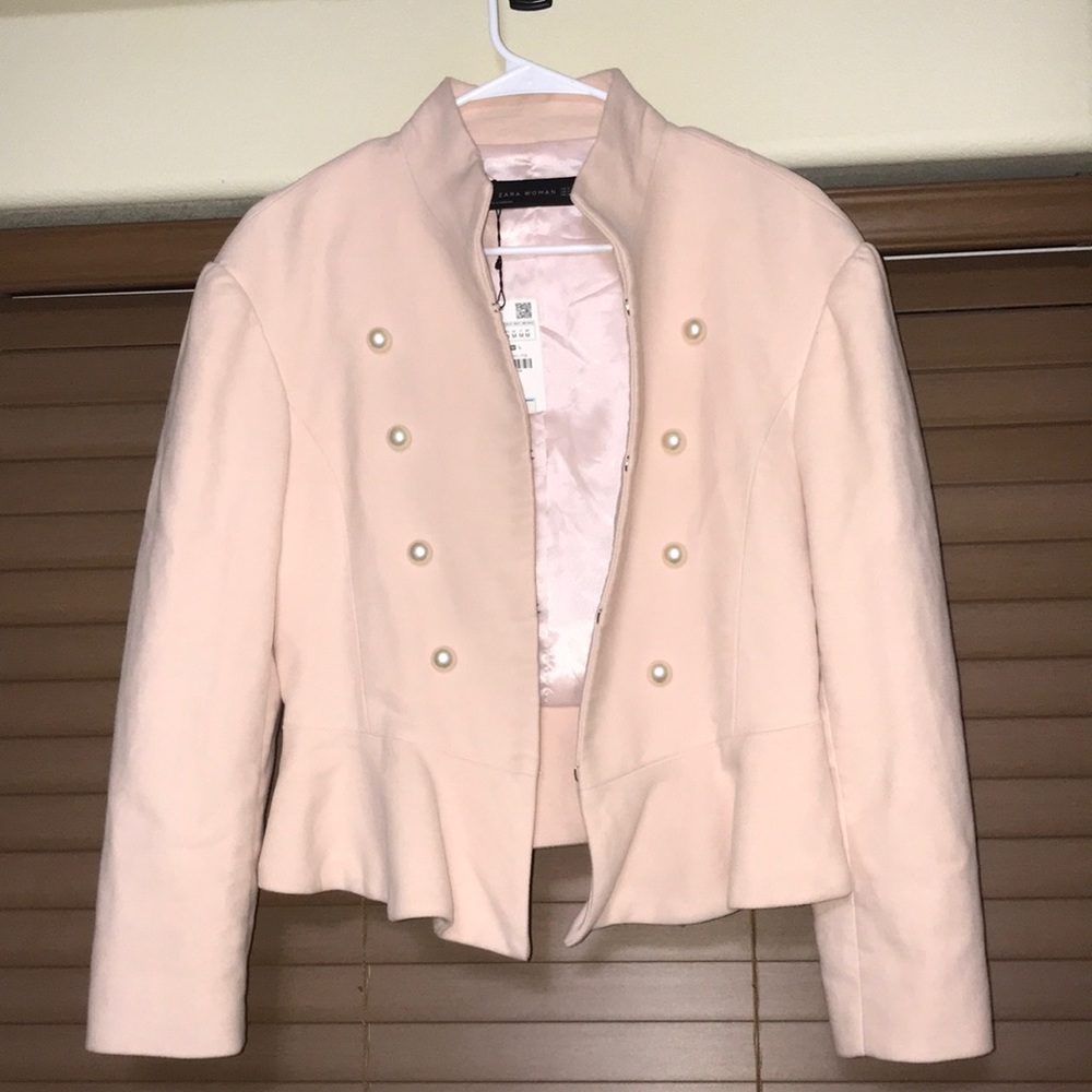 Pink Suede Blazer